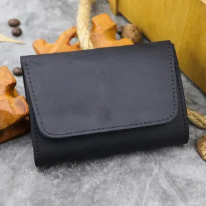 0 Handmade Retro Card Holder Leather Wallet