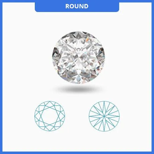 0.30CT J-K/VS2-SI1 Round Cut Diamond MDL#D9001-2