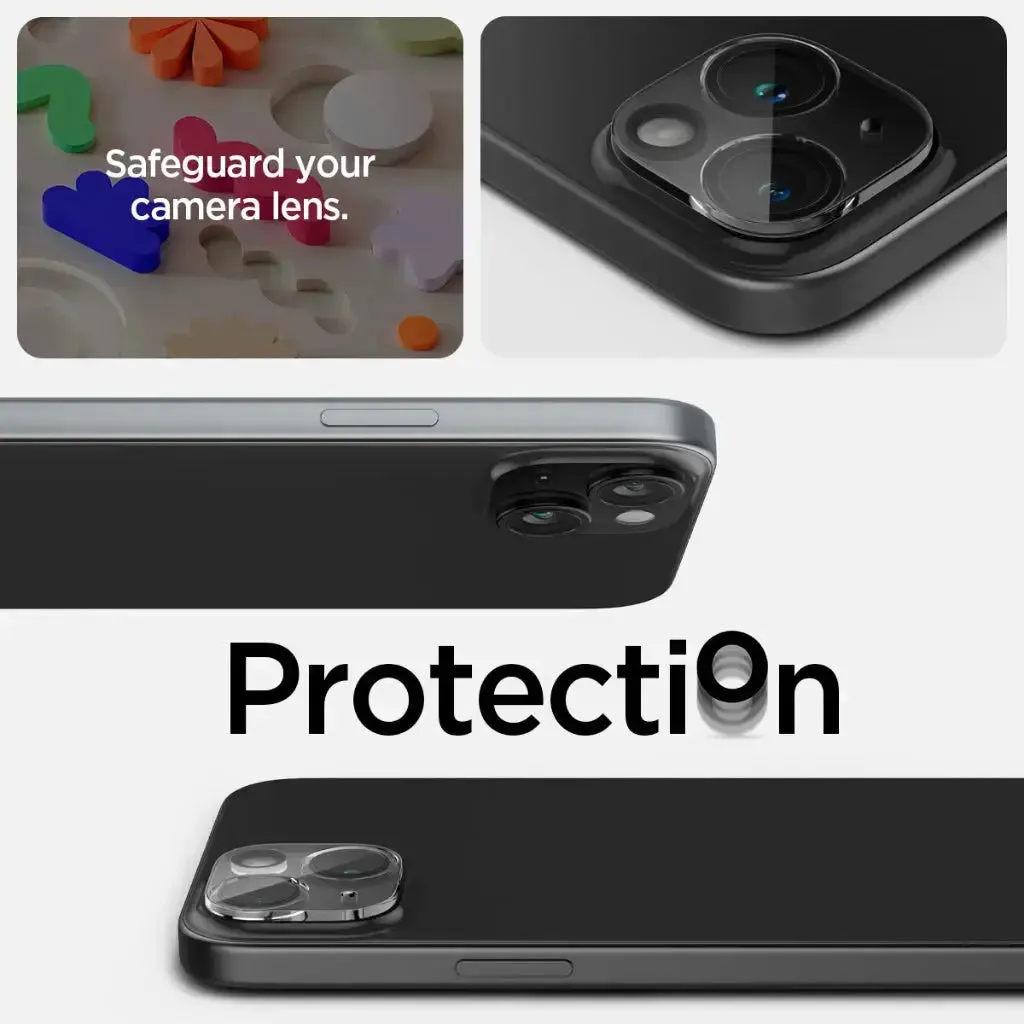 [2 Pack] iPhone 15 / iPhone 15 Plus / iPhone 14 Plus / iPhone 14 Camera Lens Protector Optik