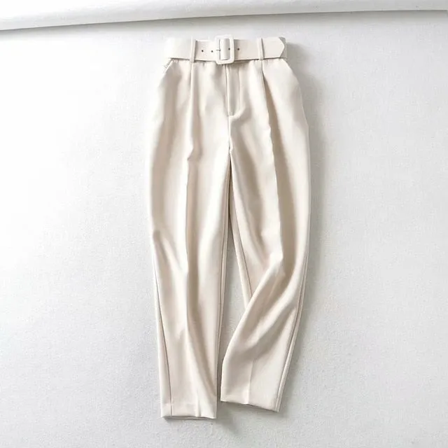 2021 Women's Elastic Waistband Slim Trousers Sizes XS - L