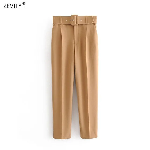 2021 Women's Elastic Waistband Slim Trousers Sizes XS - L