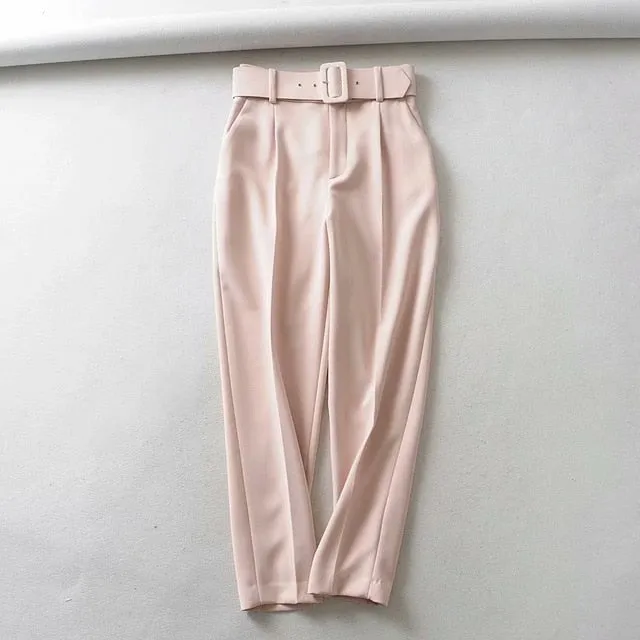 2021 Women's Elastic Waistband Slim Trousers Sizes XS - L