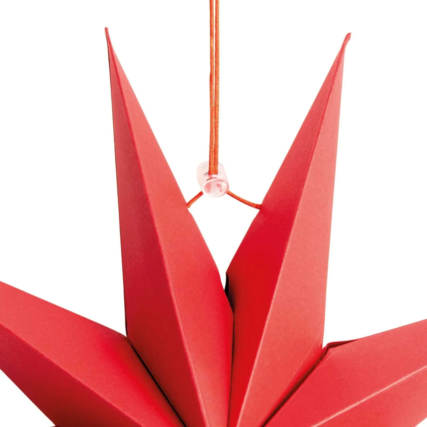 28cm Scandinavian Star Decoration - Matte Red