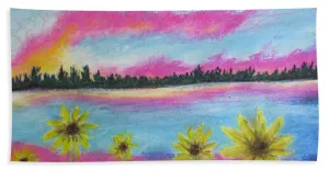 A Flower Fantasy ~ Beach Towel