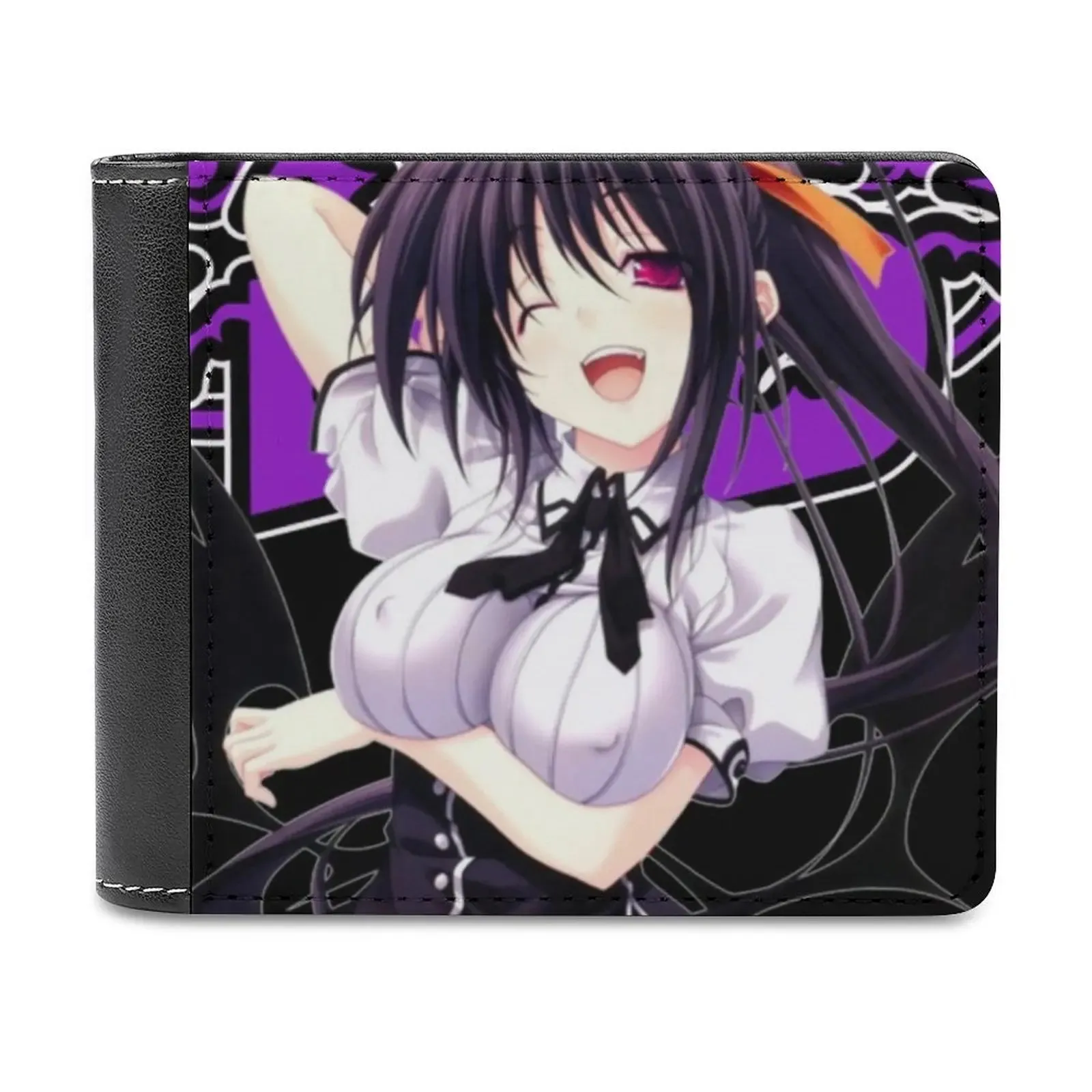 Akeno Himejima-High School Dxd Business Men Wallets Small Money Purses New Design Dollar Price Top Wallet Akeno Himejima High