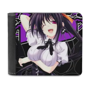 Akeno Himejima-High School Dxd Business Men Wallets Small Money Purses New Design Dollar Price Top Wallet Akeno Himejima High