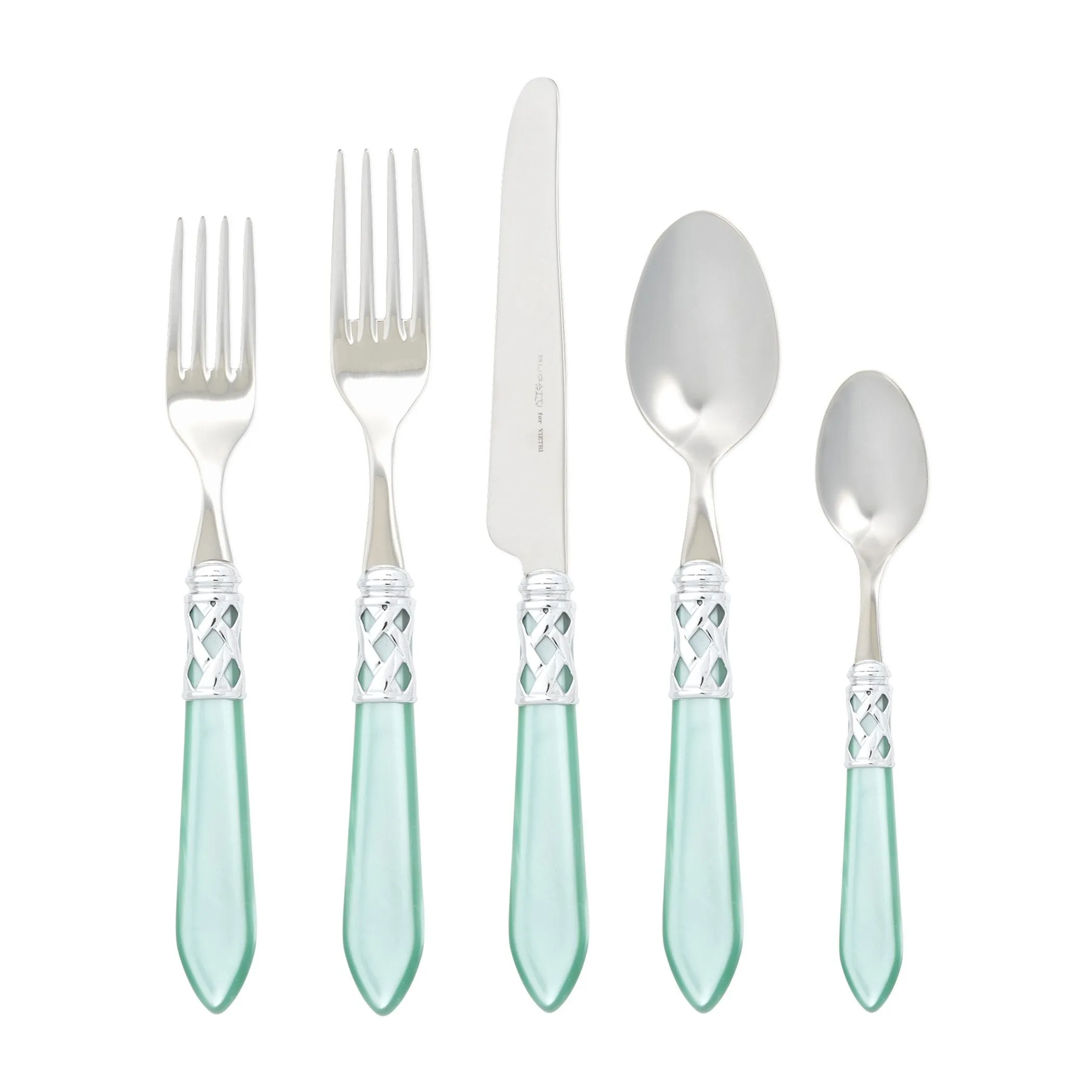 Aladdin Brilliant Aqua Five-Piece Place Setting