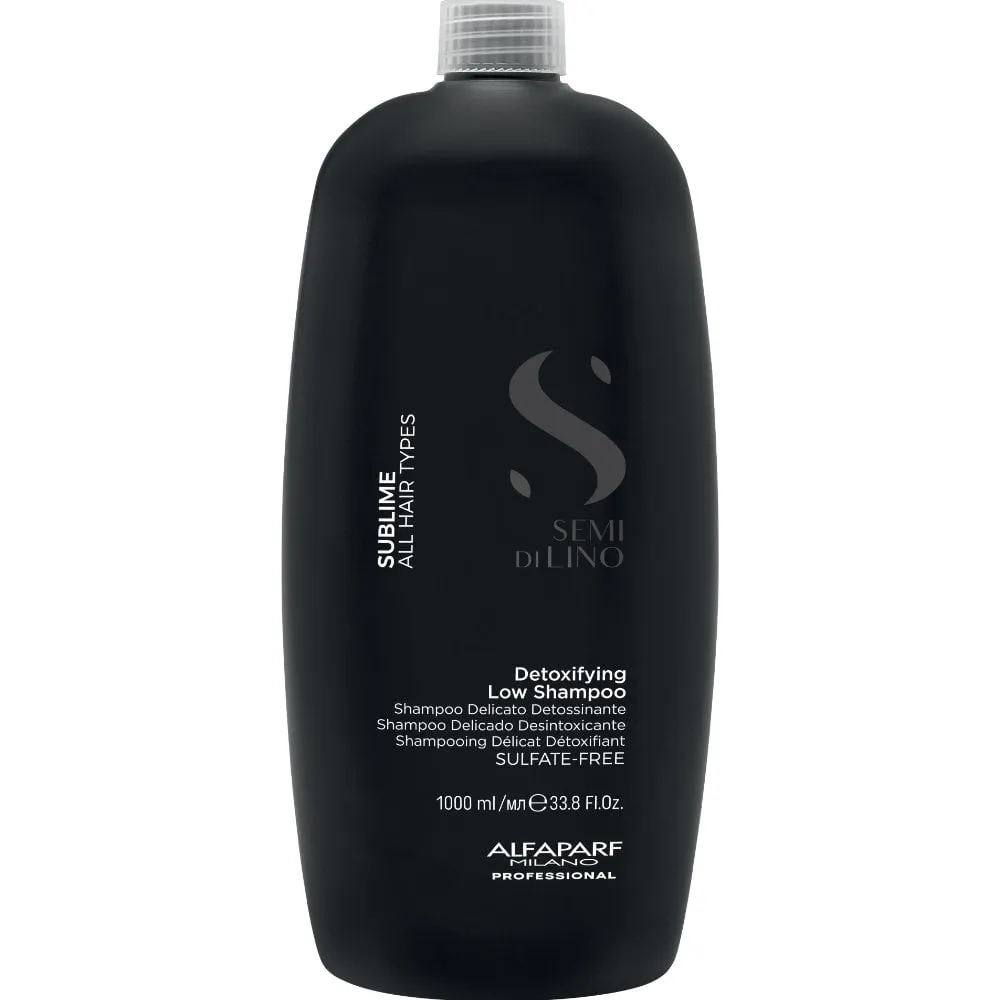 Alfaparf Milano Semi Di Lino Sublime Detoxifying Low Shampoo 1000ml