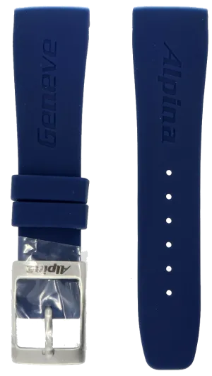 Alpina Seastrong Blue Rubber Strap 22mm