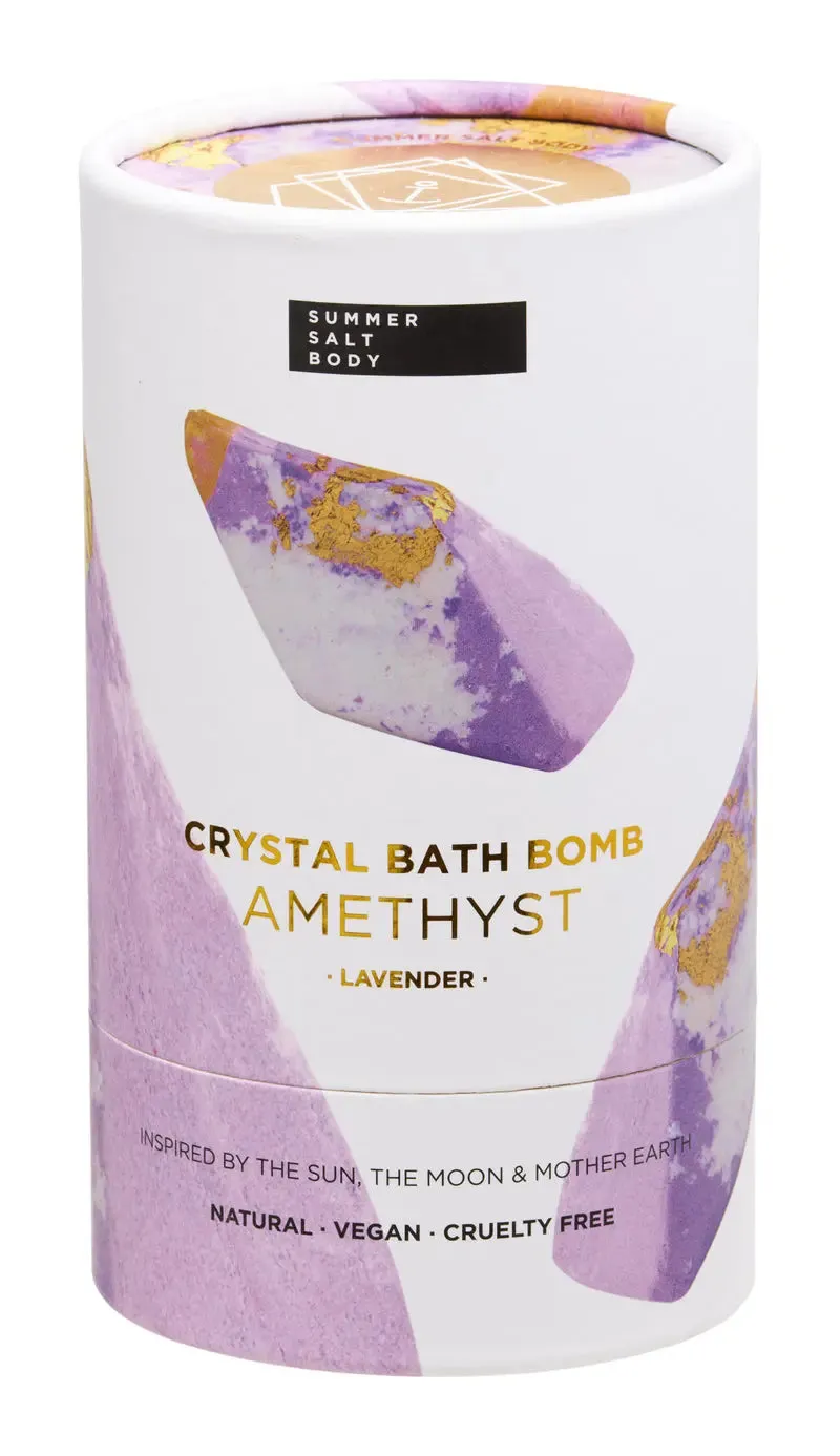 Amethyst Bath Bomb Lavender by Summer Salt Body