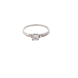 Annalisa Brilliant Cut 925 Sterling Silver Engagement Ring