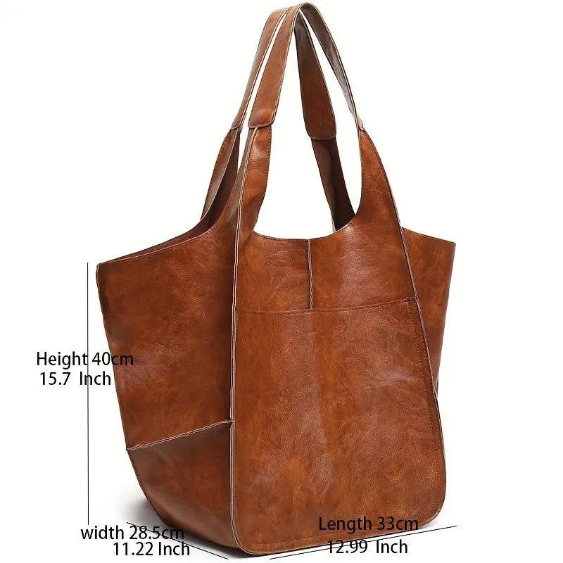 AVA| LEATHER TOTE BAG