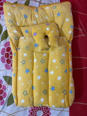 Baby bed cum carrier with pillow / Nest bag