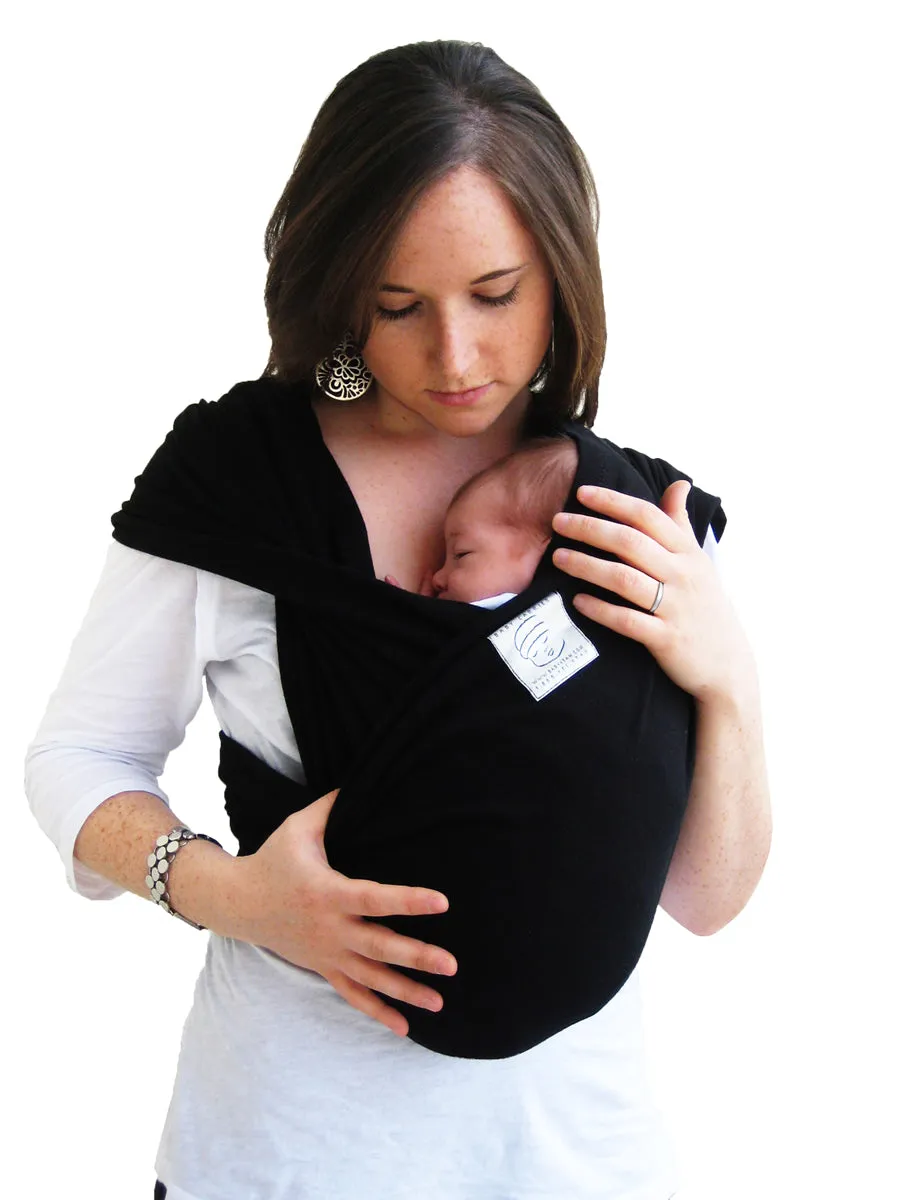 Baby K'tan Baby Carrier in Basic Black - Extra Small