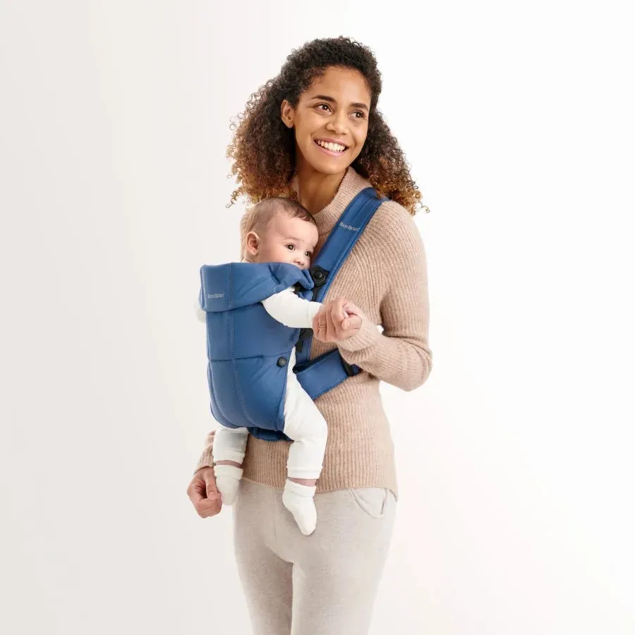 BabyBjorn Baby Carrier Mini, Cotton (Vintage Indigo)