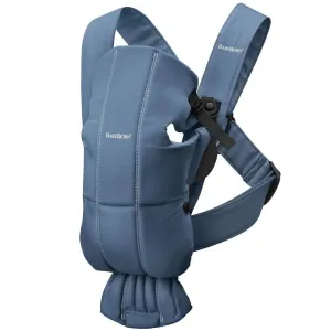 BabyBjorn Baby Carrier Mini, Cotton (Vintage Indigo)