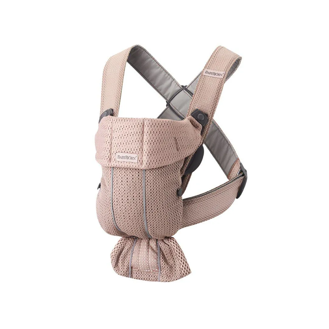 BabyBjorn Mini 3D Mesh Baby Carrier - Dusty Pink