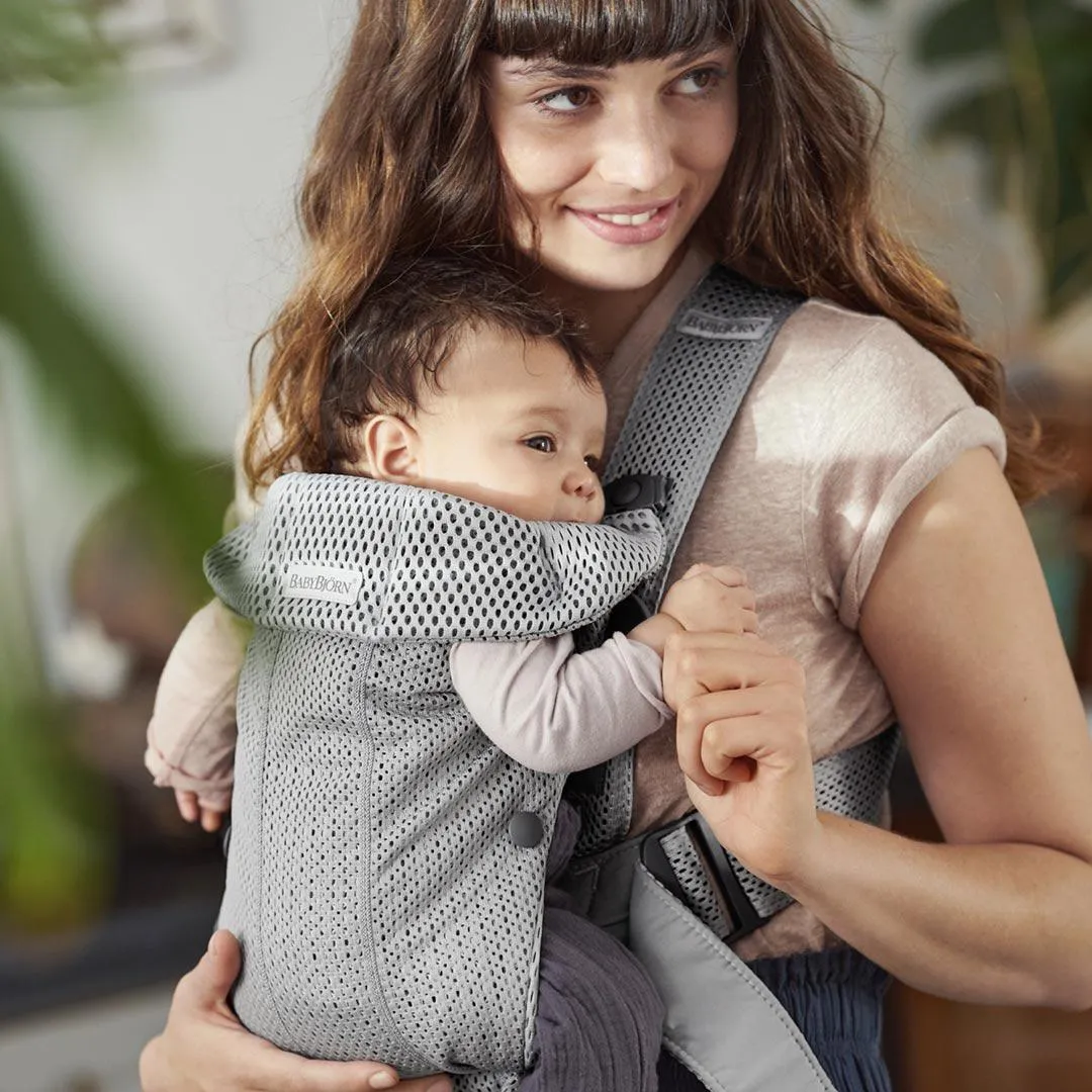 BabyBjorn Mini 3D Mesh Baby Carrier - Grey