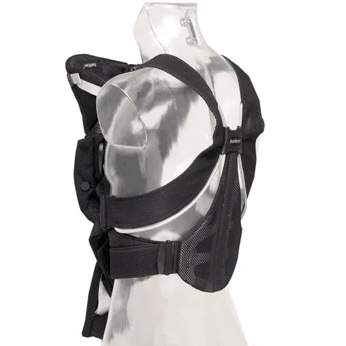 BabyBjörn Baby Carrier Active - Black, Mesh