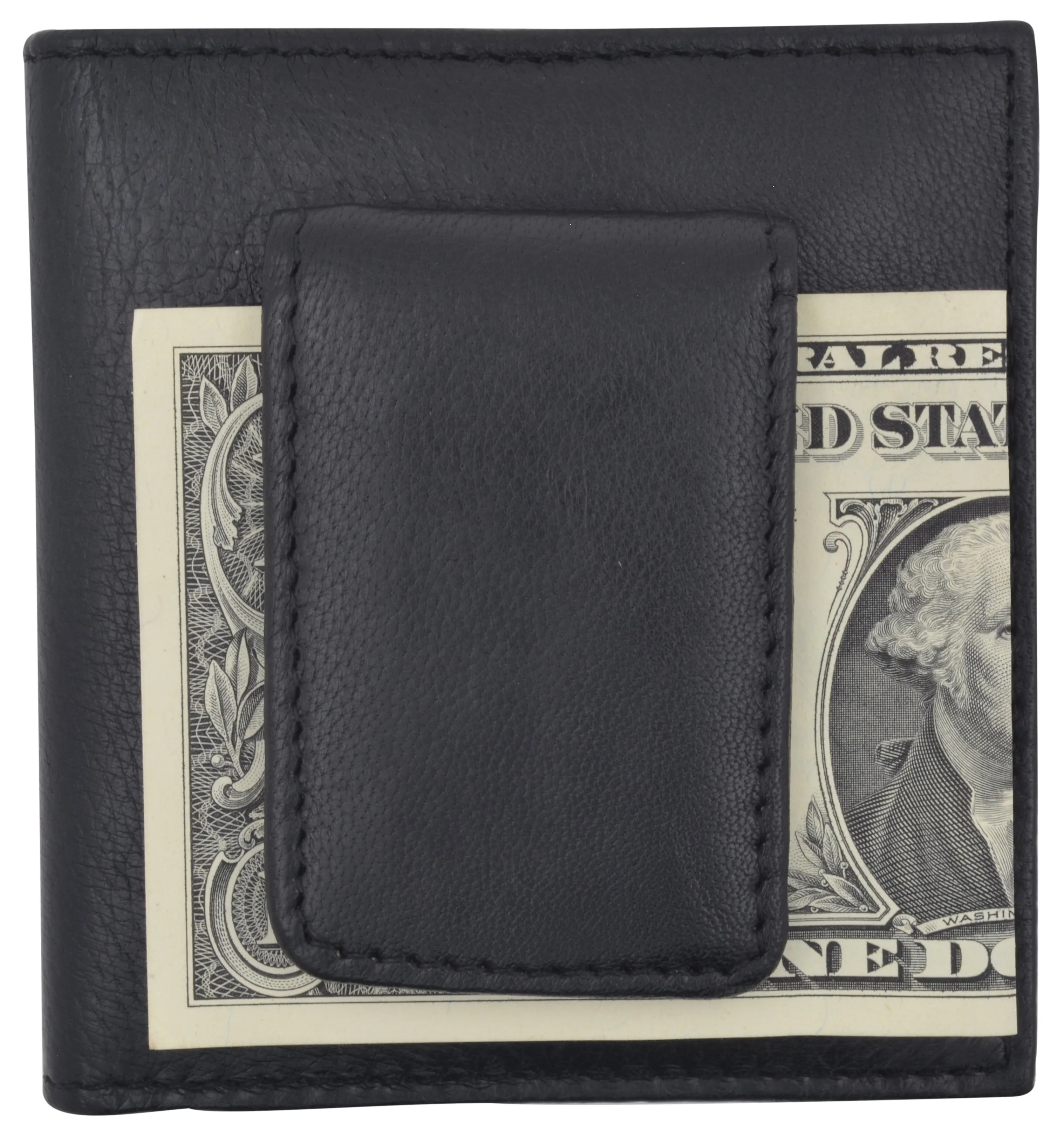 Bifold Credit Card Holder with Snap Button Closure by Marshal 80