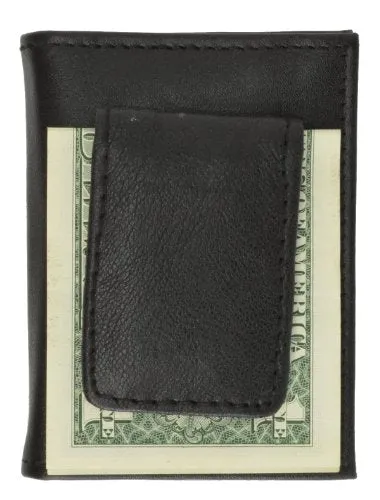 Bifold Credit Card Holder with Snap Button Closure by Marshal 80