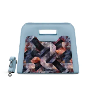 Blue Chic Peek Handbag Rectangles