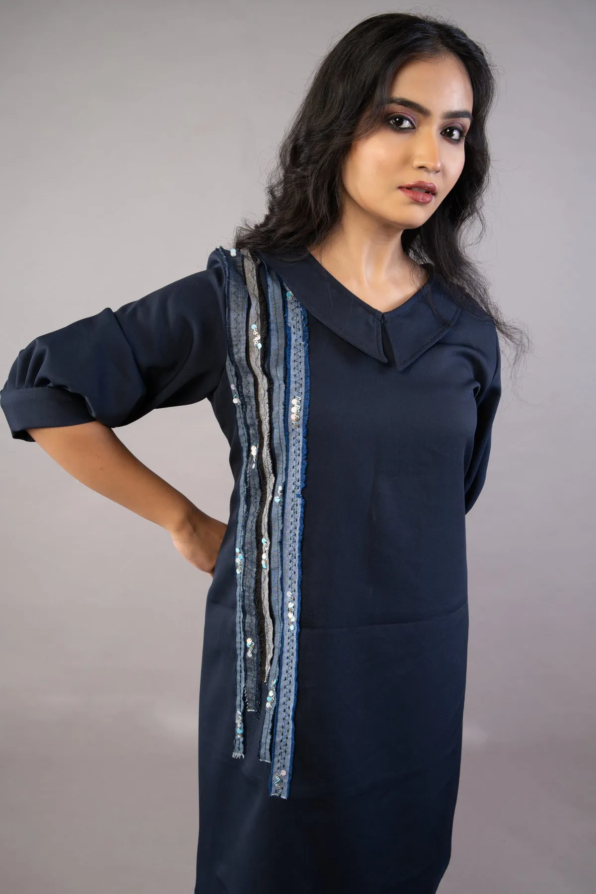 Blue Shift Dress