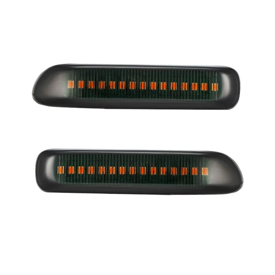 BM E46 3-Series (97-06) Smoked LED Sequential Side Indicator Markers