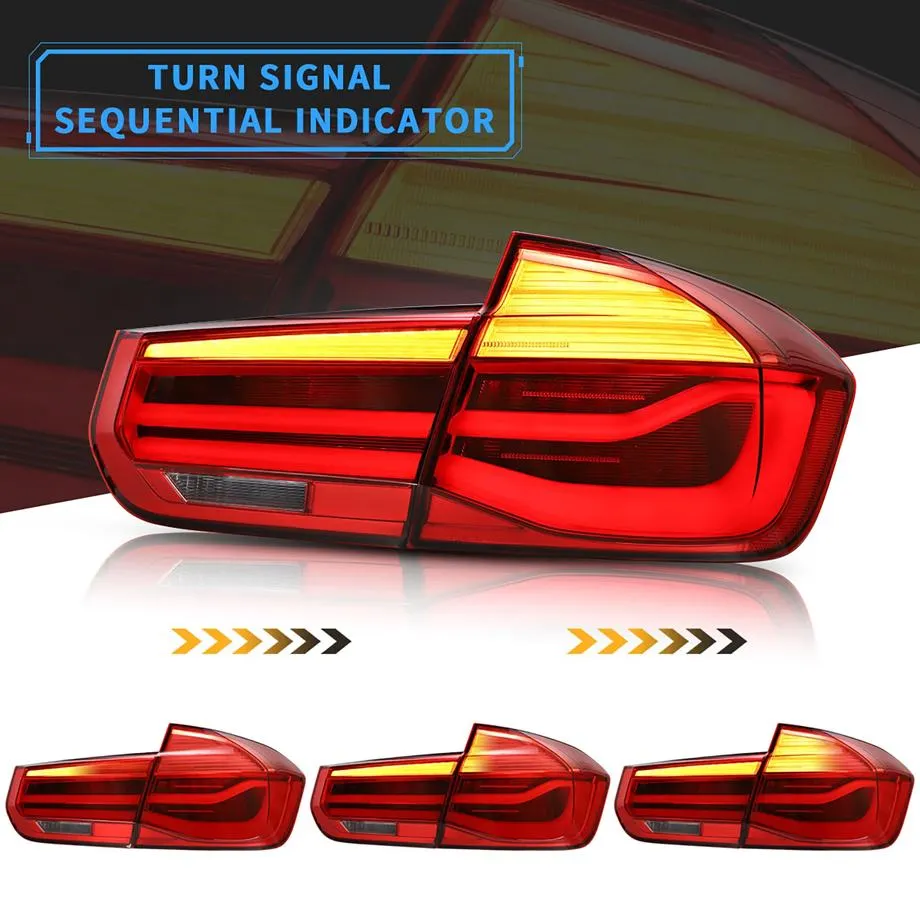 BM F30 3-Series LED Sequential Bar Style Taillights (12-18)