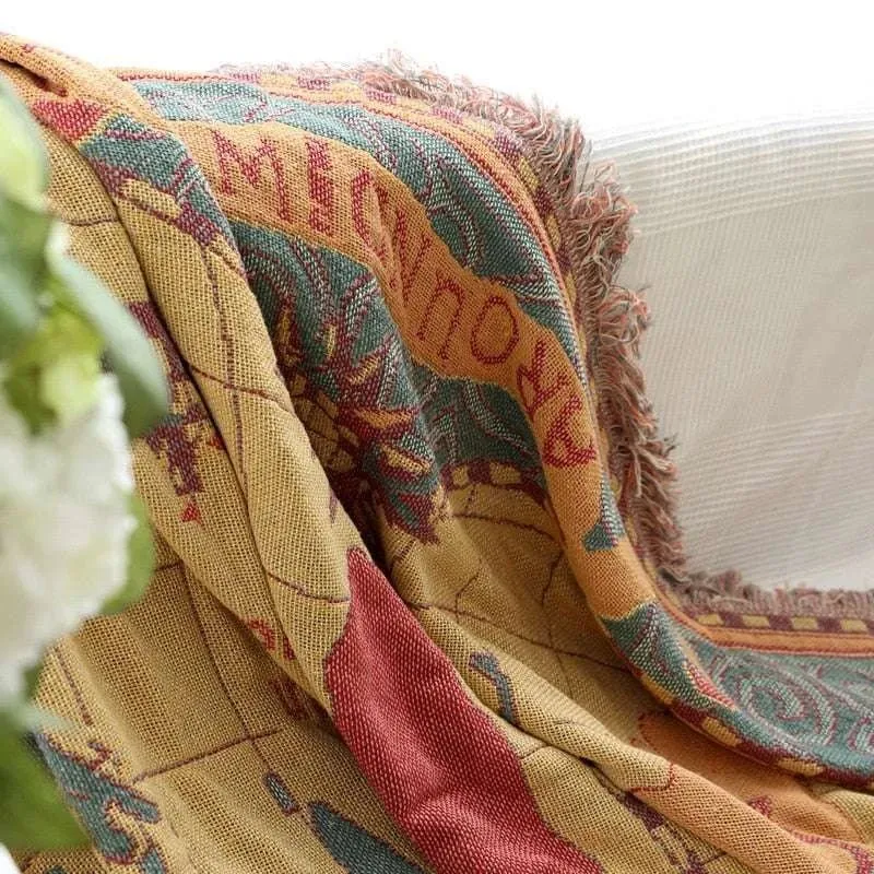 Boho Chic Cotton Blanket