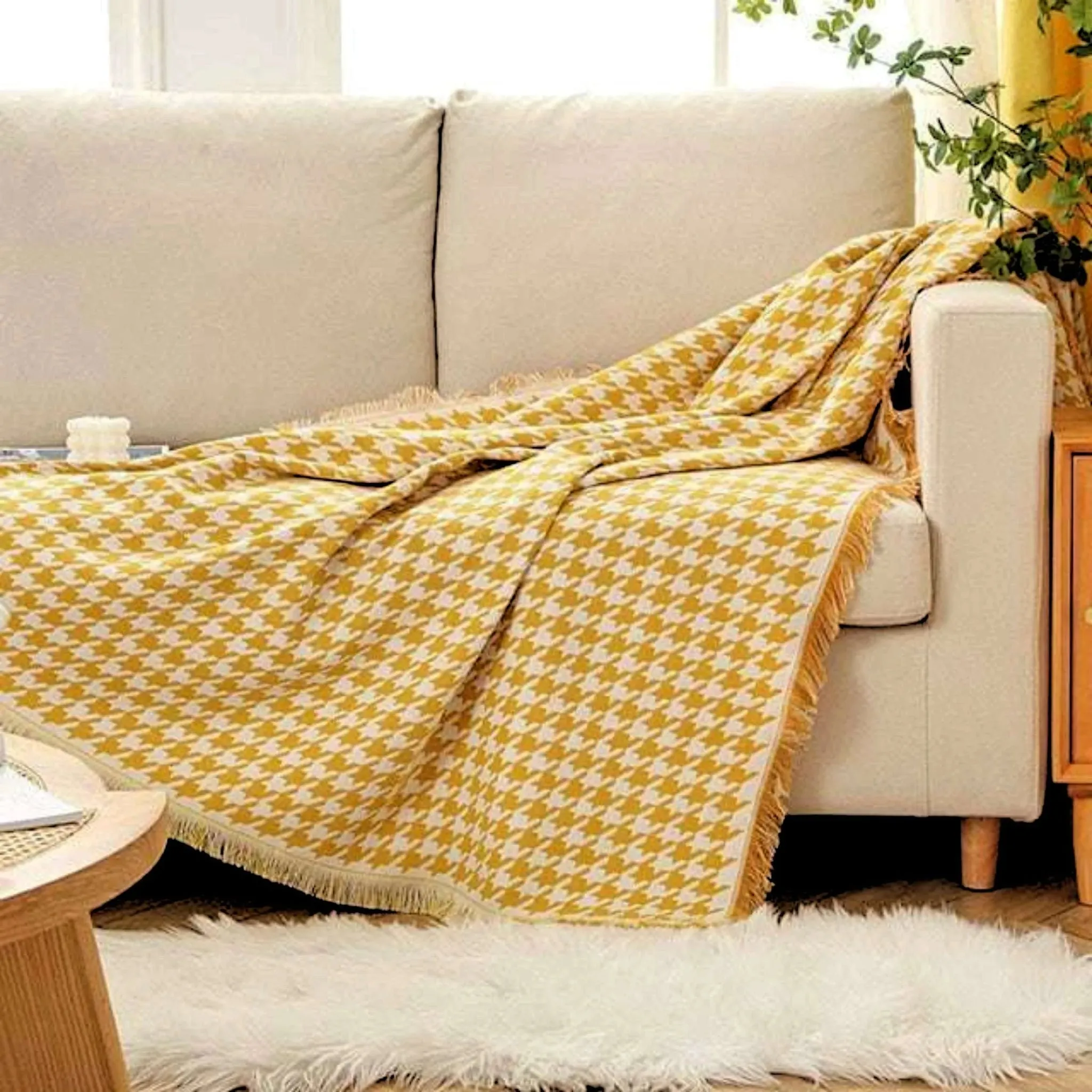 Boho Chic Cotton Blanket