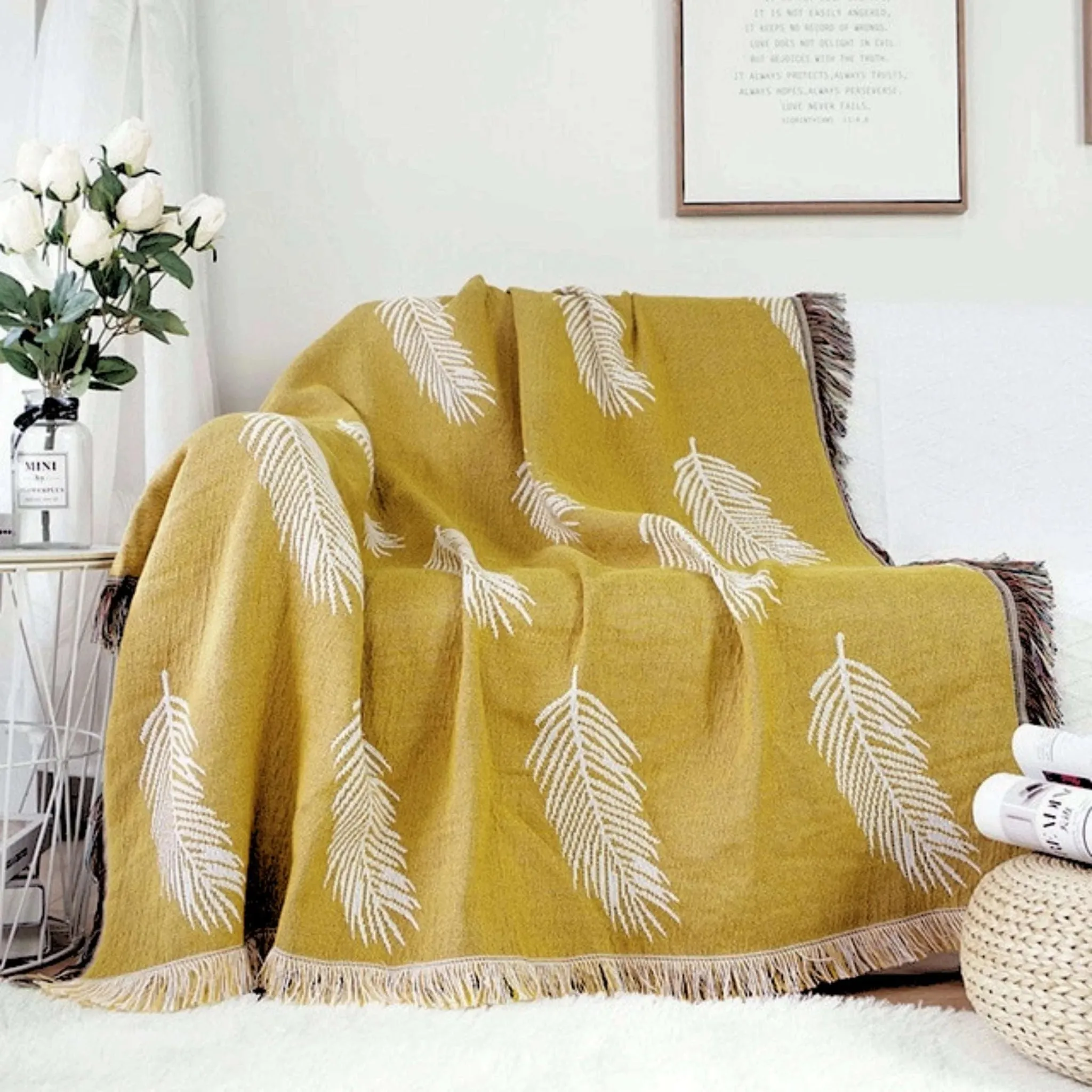 Boho Chic Cotton Blanket