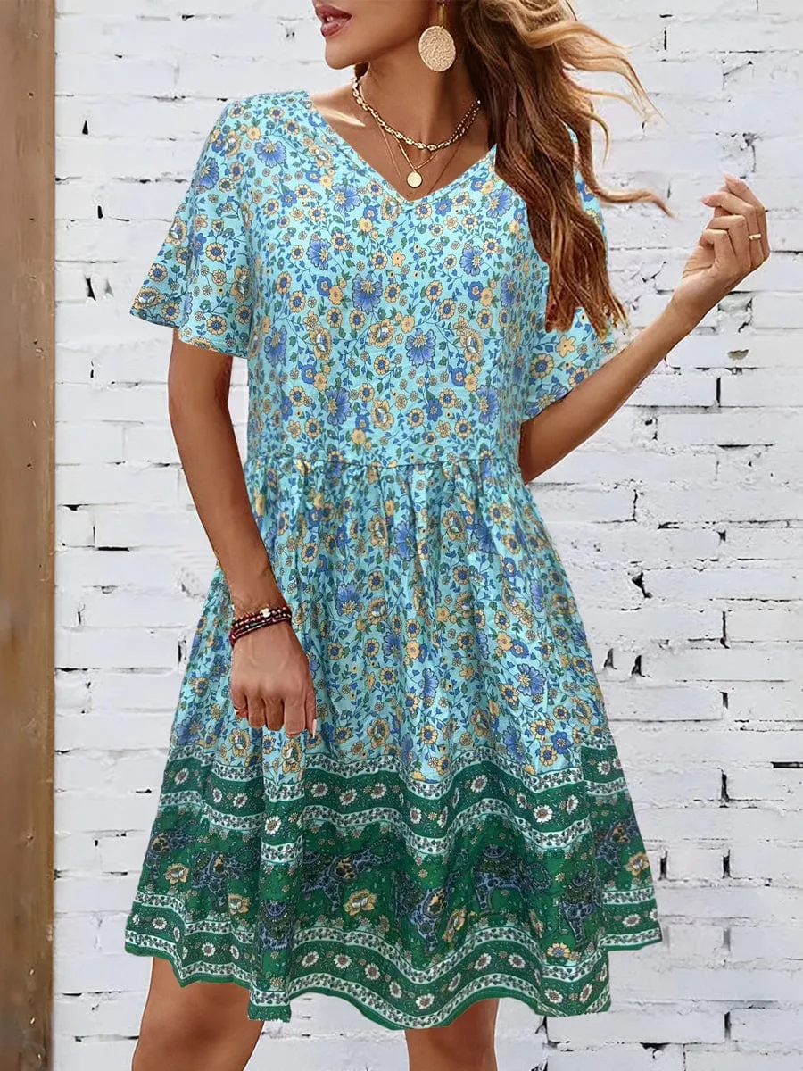 Boho Chic Mini Dress