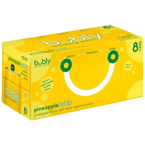 bubly Pineapple Sparkling Water 12 fl oz, 8 Ct