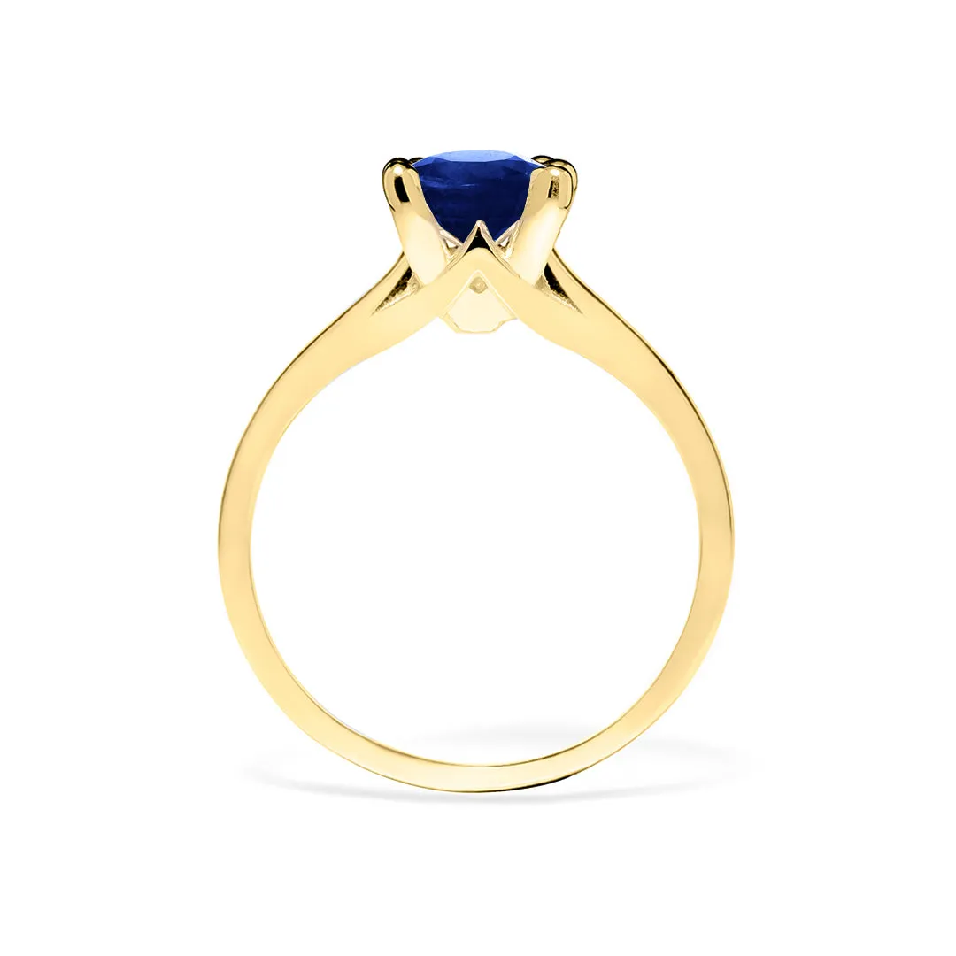 Caroline Ring 2.00ct Sapphire 18K Yellow Gold