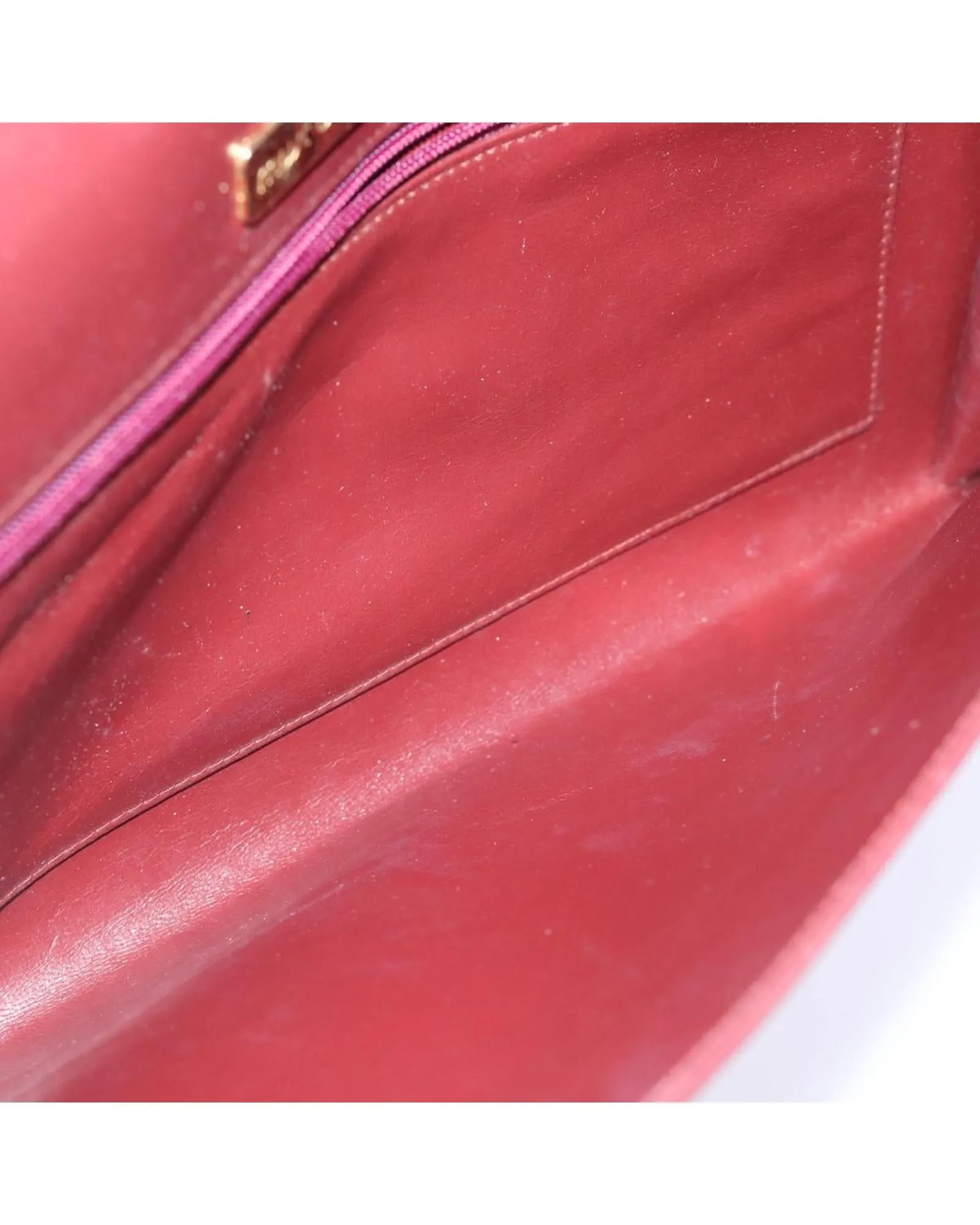 Cartier Must de Cartier Leather Clutch Burgundy