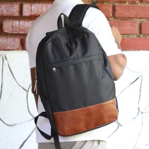 CBP04 – Casual Backpack with Synthetic Leather Bottom