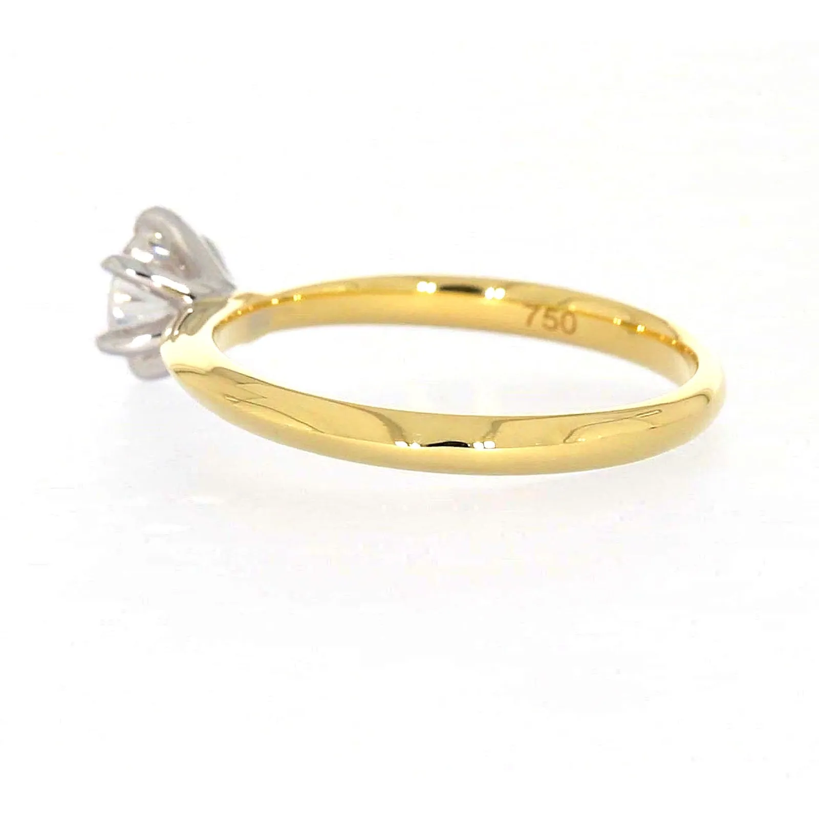 Celebration 18ct Yellow Gold Round Brilliant Cut 1/2 Carat tw of Certified Lab Grown Diamonds Ring