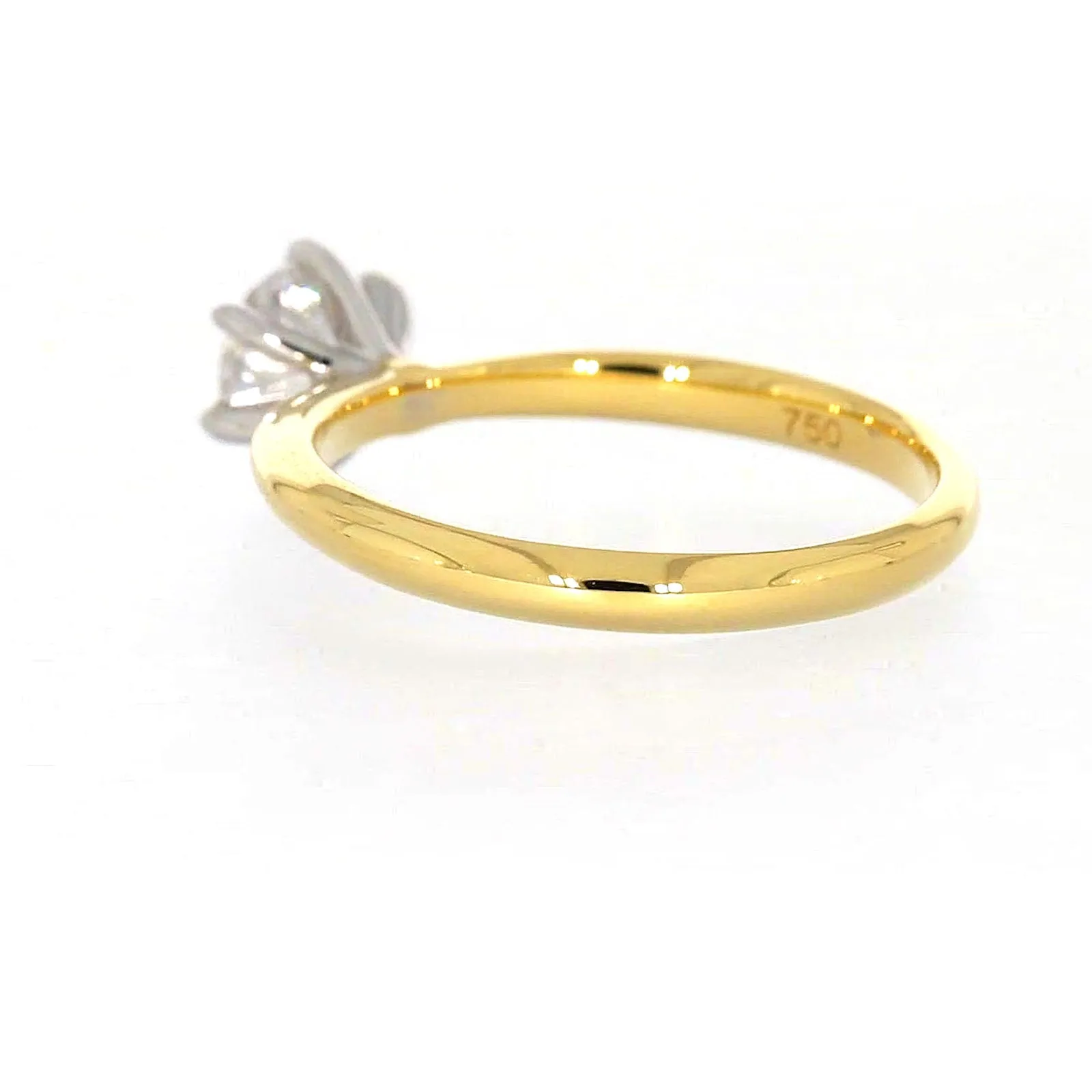 Celebration 18ct Yellow Gold Round Brilliant Cut 3/4 Carat tw of Certified Lab Grown Diamonds Ring