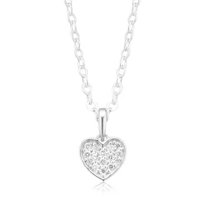 Celebration Sterling Silver with Round Brilliant Cut 0.12 CARAT tw of Lab Grown Diamond Pendant