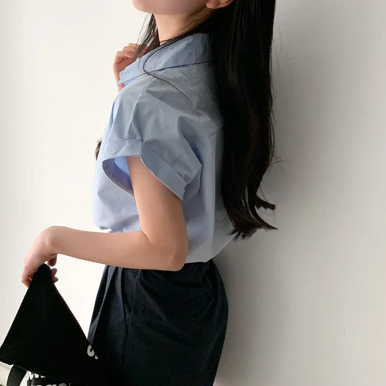 Chic Cap Sleeve Shirt