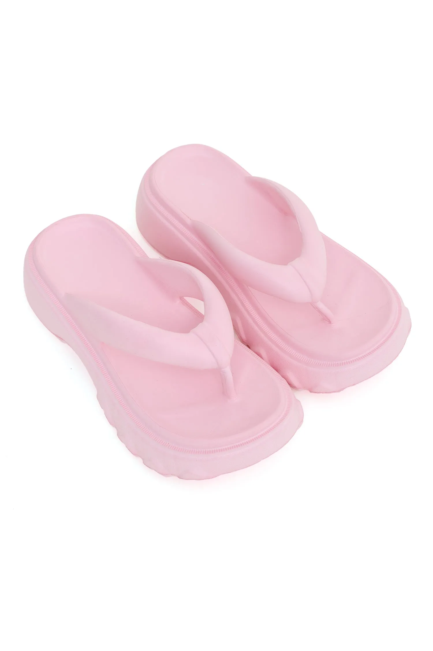 CHIC WOMEN SLIDES-PINK