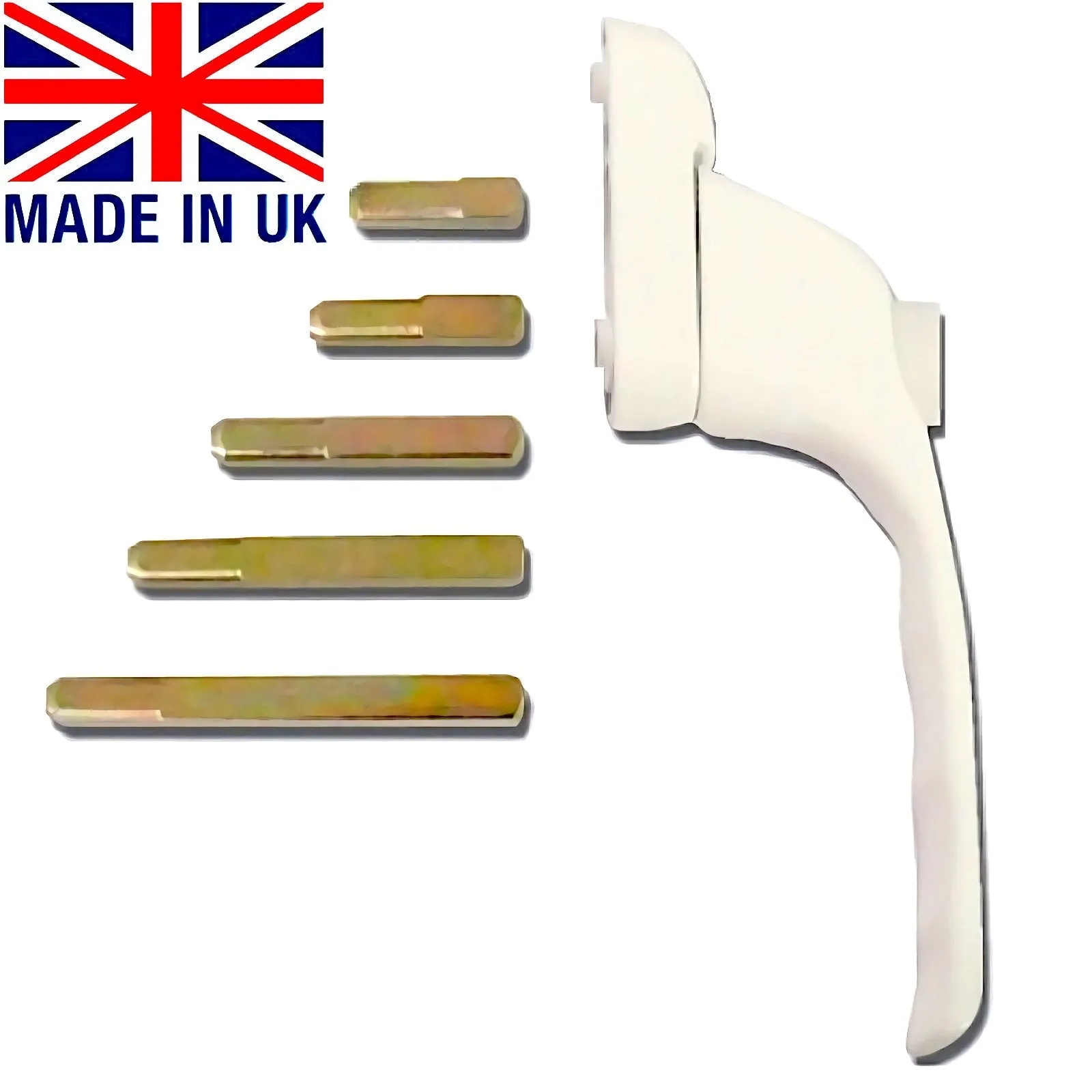 Chrome Window Handle with interchangeable spindle