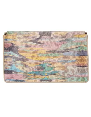 Clic Clac L Split Suede Psyche Clutch