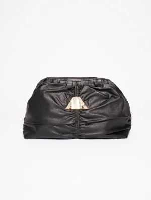 Clutch con Tracolla Nero