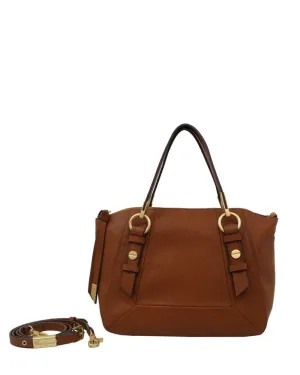 Coconut Island Satchel in Cognac