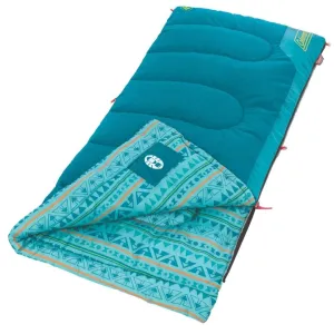 Coleman Kids Sleeping Bag, Teal