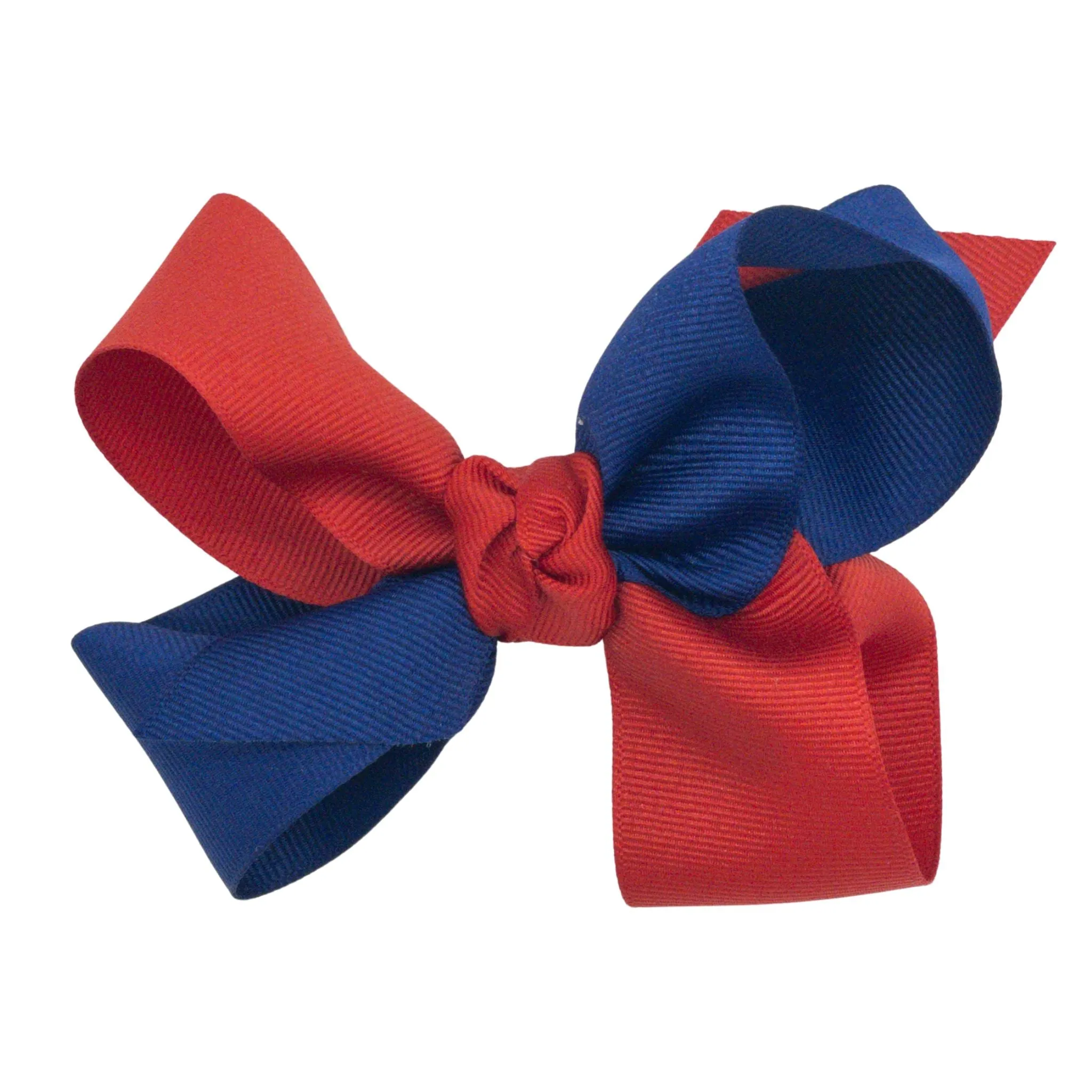 Collegiate Criss Crossed Grosgrain Hair Bow