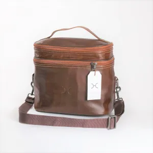 Corporate Double Decker Cooler Bag Leather