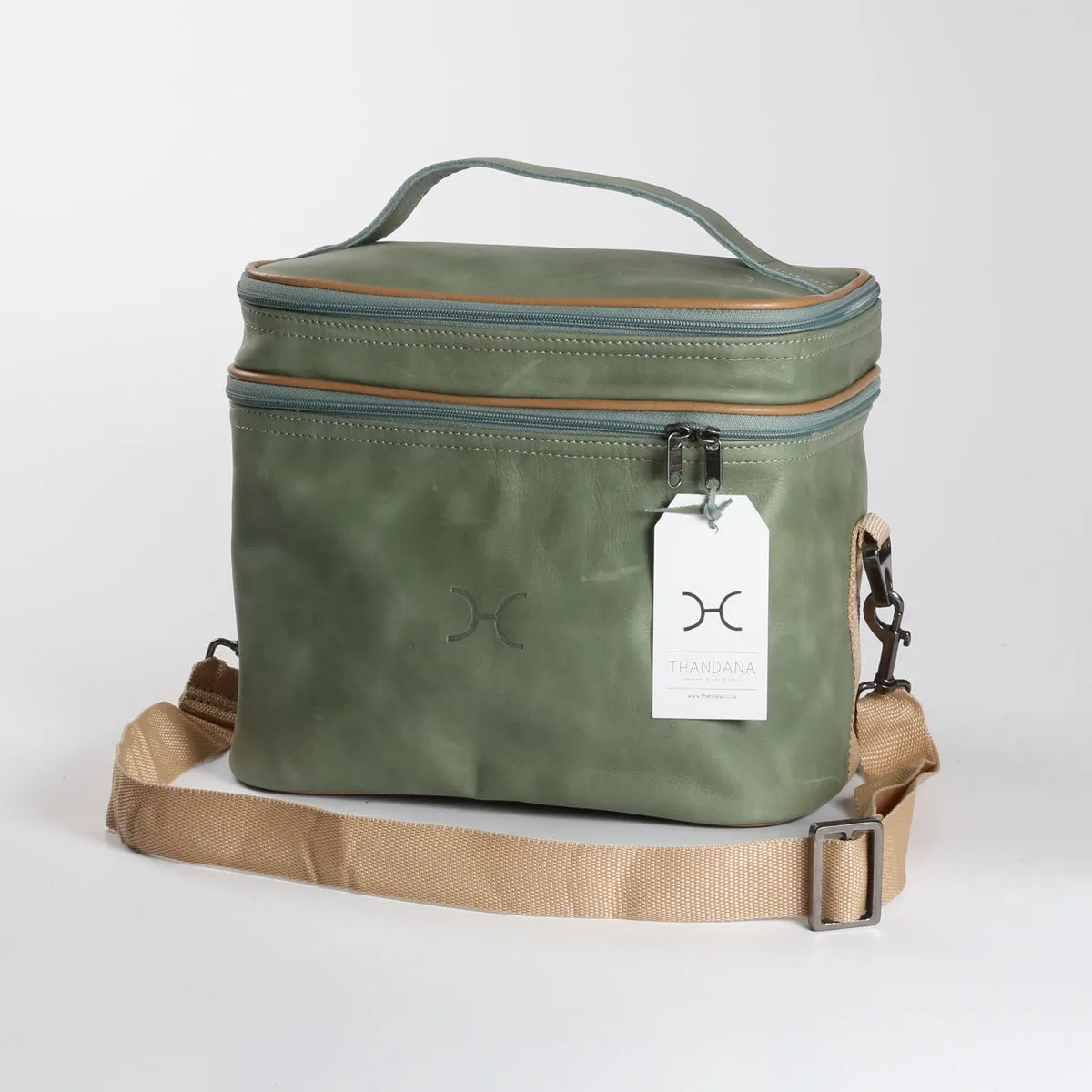 Corporate Double Decker Cooler Bag Leather